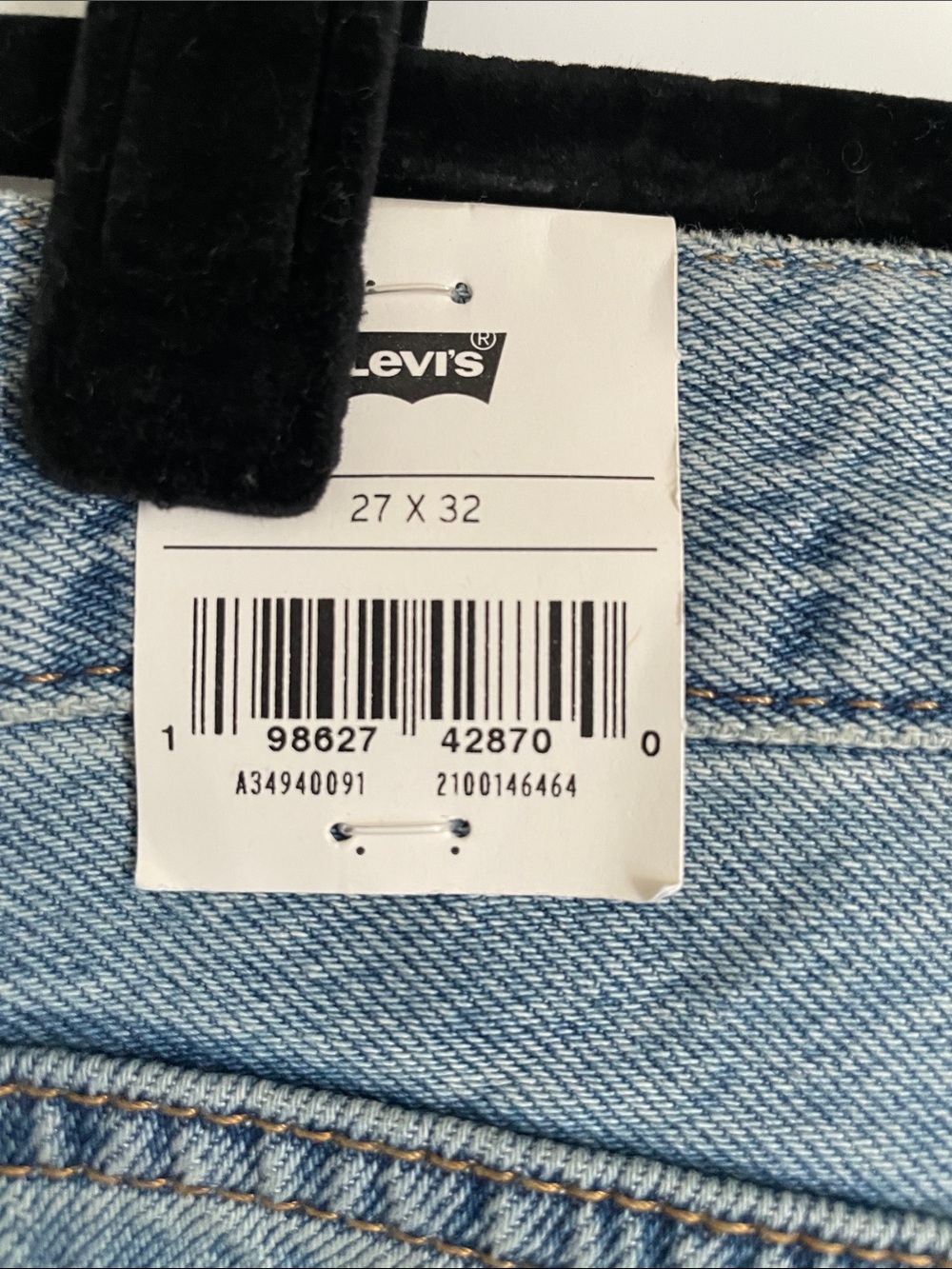 Levi’s Baggy Dad Jean, Straight Leg, Mid Rise, 27x32 - Picture 8 of 8